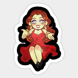 pauline mushroom Sticker